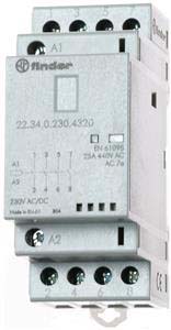 Finder Installationsschütz 230VAC/DC,4S,LED 22.34.0.230.4320 - 223402000000