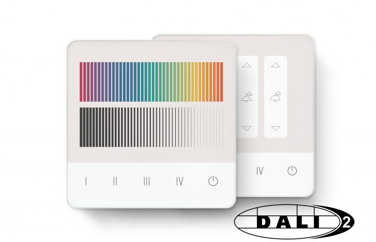 Lunatone touchpanel DALI-2 TP G07A (4 Groups,1 Brightness, 1 RGB Slider) – 24035410-G07A