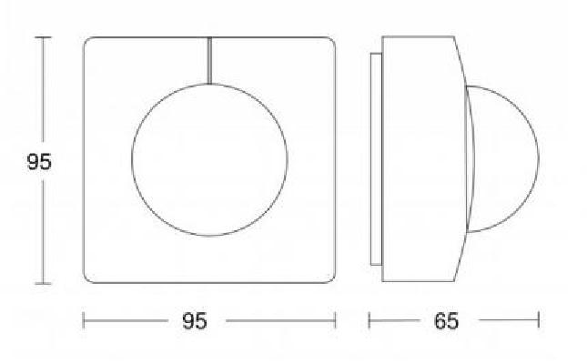 Steinel Professional Bewegungsmelder IS 345 MX Highbay Aufputz eckig - 4007841010522