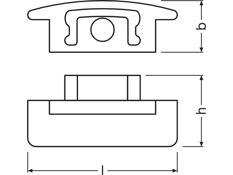 Ledvance Flat Profiles for LED Strips -PF03/EC/H