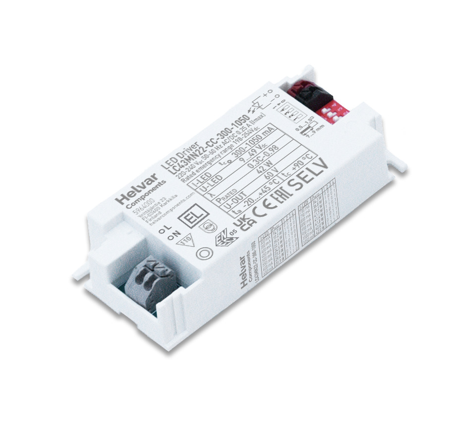 Helvar LED-Treiber LC43MN22-CC-300-1050 - 5964000