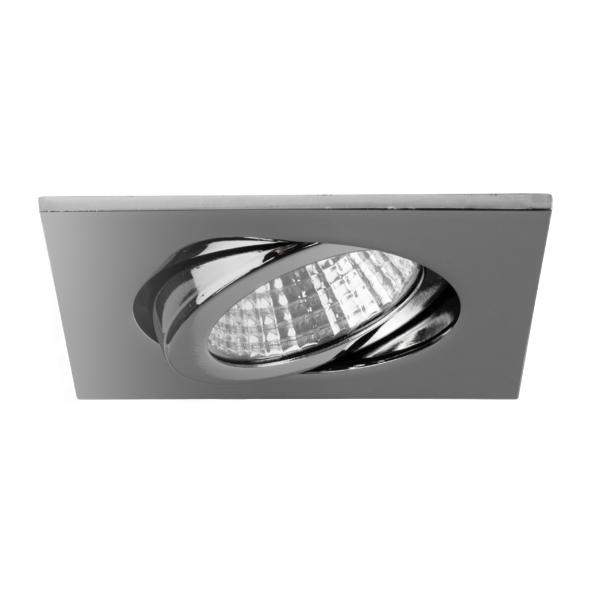 Brumberg LED-Einbaustrahler, IP65, chrom, quadratisch - 12355023 günstig online kaufen
