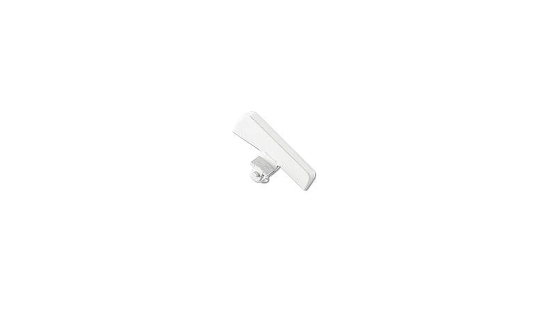 BJB White ribbed rocker 25 mm wide for switches 43.409