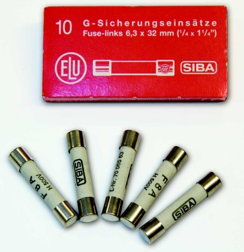 Siba G-Sicherung GZ 16AF500V 6,3x32mm - 189020.16