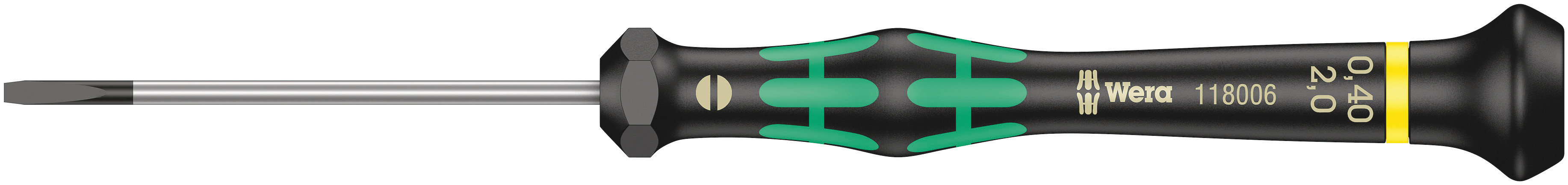 Wera Werk Elektron. Schraubendreher 0,40x2,0x60mm 118006