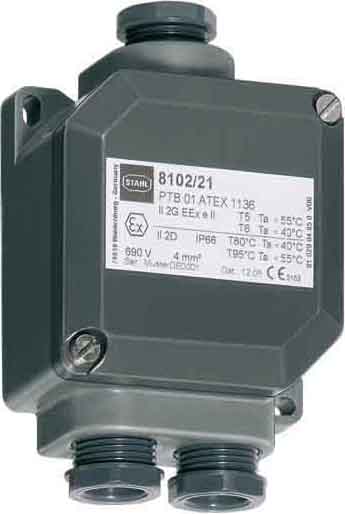 Stahl Abzweigdose 8102/21-31 - 132988 Stahl Abzweigdose 8102/21-31 - 132988