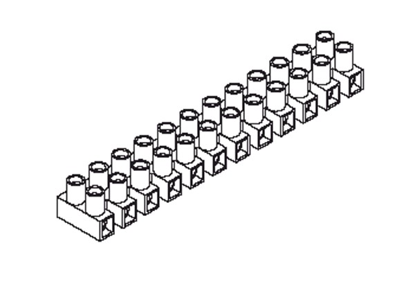 Pollmann Klemmleiste 12x6qmm natur PA 3700110