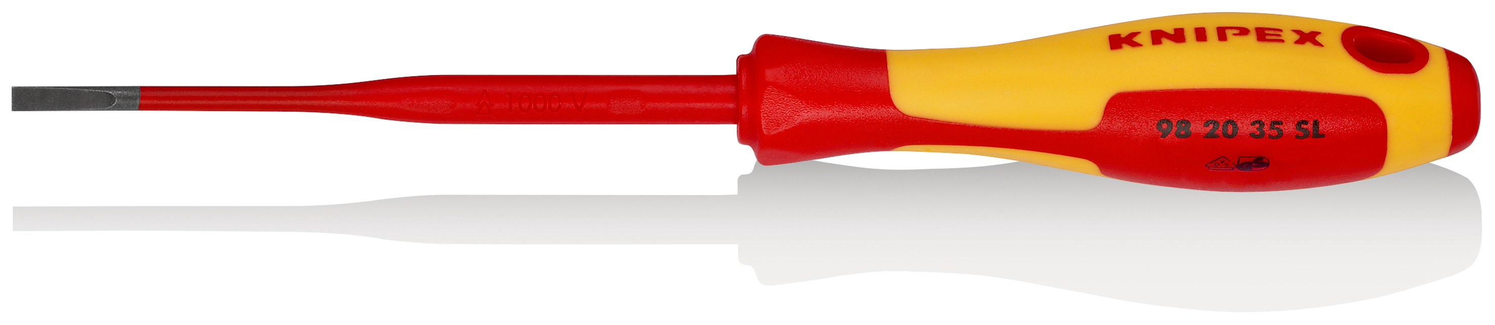 Knipex-Werk Schraubendreher Slim f.Schlitzschr. 202mm 98 20 35 SL