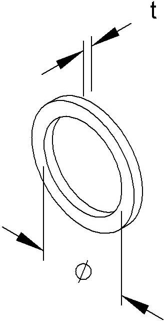 HKL Anschlussgewindedichtring M16 987M16