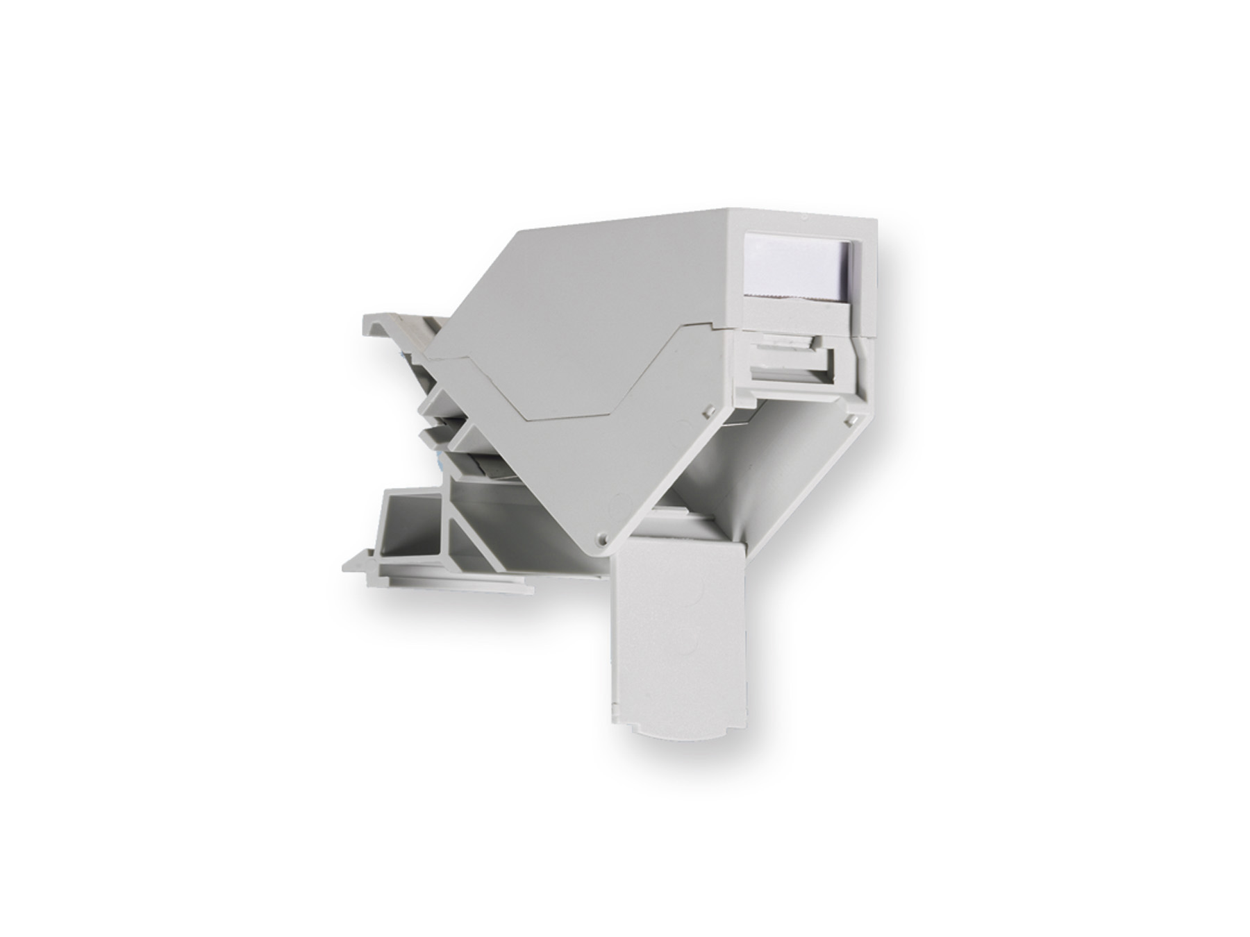 Corning Ind.-Hutschienenadapter 1-Port, RAL7035 WAXISE-V0103-C001