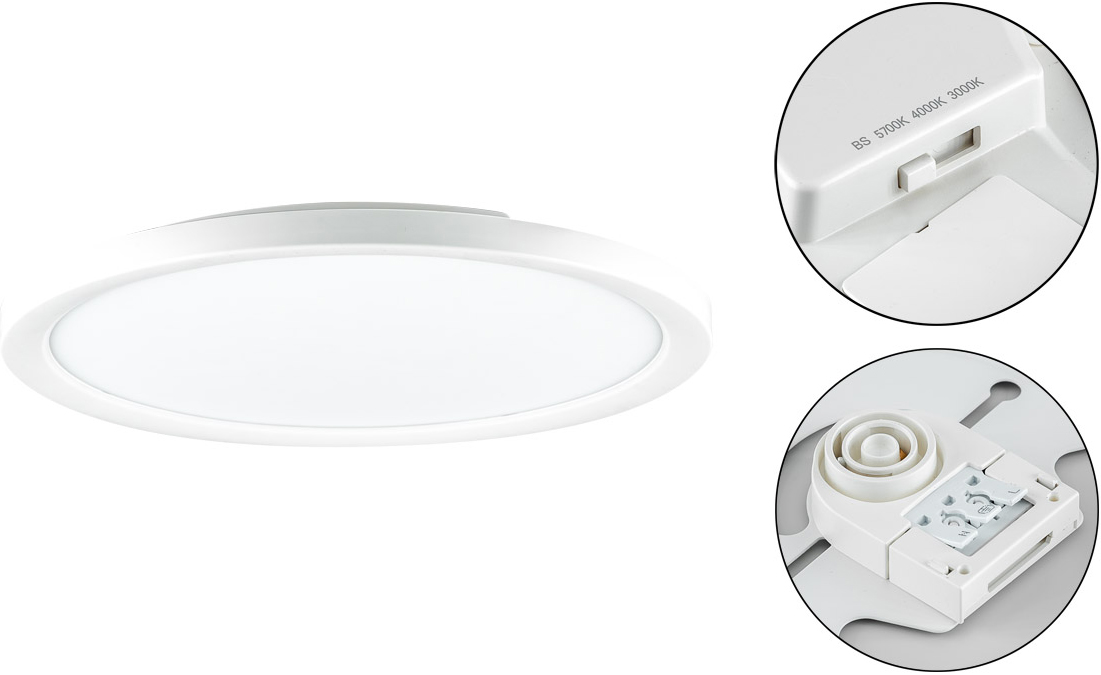 EVN Lichttechnik LED-Anbauleuchte CCT AP44400125