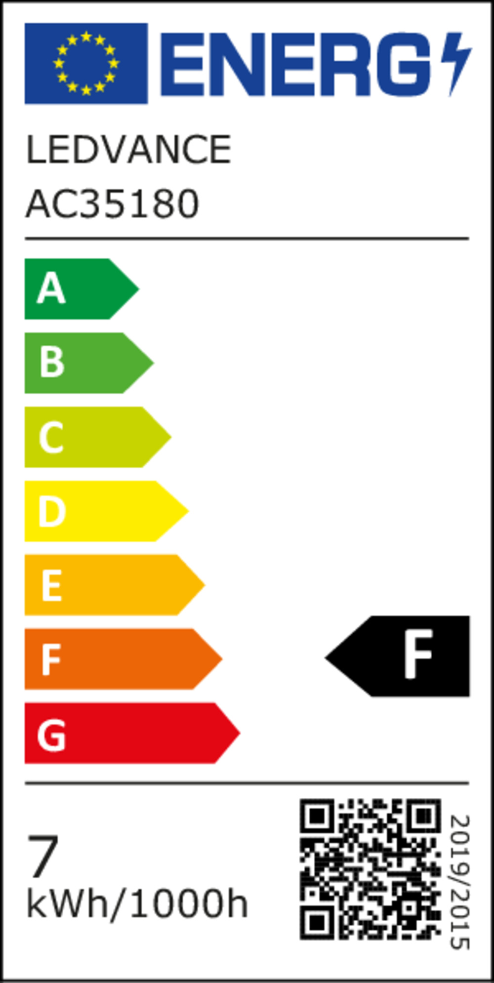 Ledvance LED-Leuchtmittel Osram DULUX D LED EM & AC Mains 7 W/3000 K – Ersatz für KLLni 18 W - 4058075823136