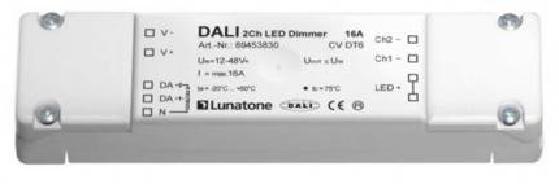 Lunatone Light Management LED-Dimmer DALI 2Ch LED Dimmer 16A CV