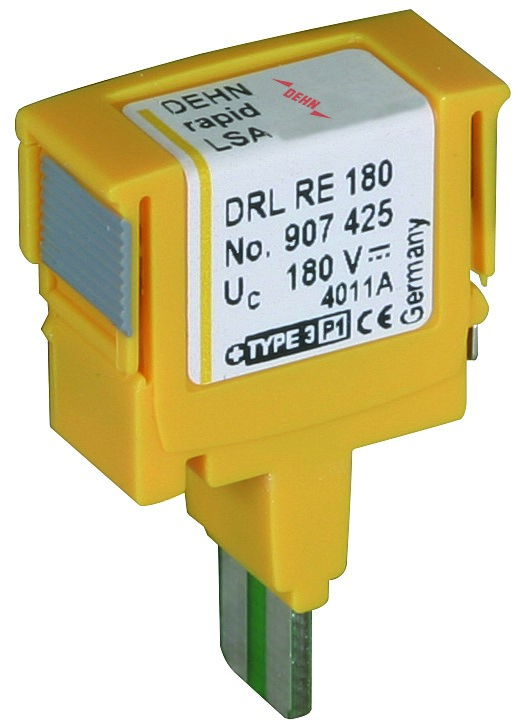 DEHN ÜS-Ableiter DEHNrapid LSA Schutzstecker DRL RE 180