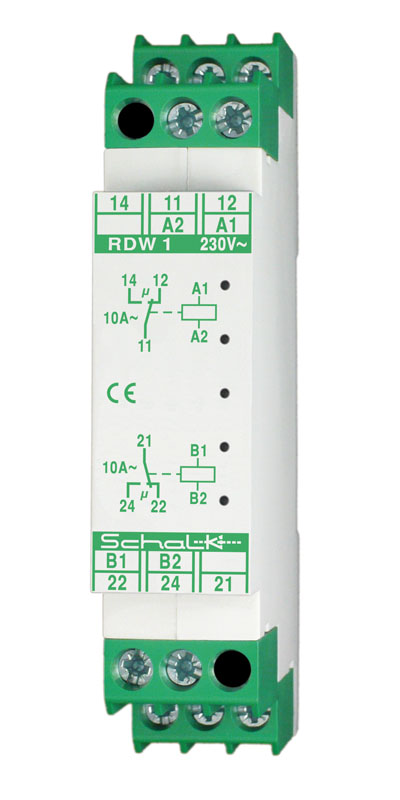Schalk Doppelrelais 2W 10A RDW 1 (230V AC)