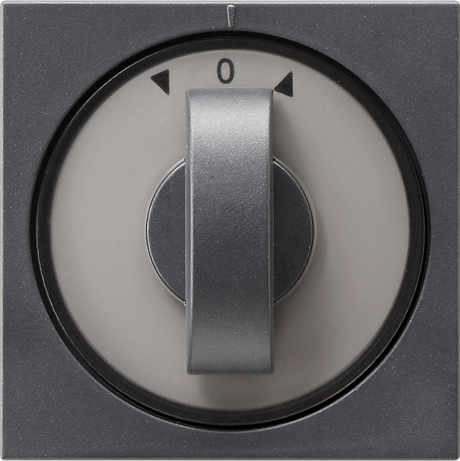 Gira Abdeckung m.Knebel anth Jalousie, System55 066628 Gira Abdeckung m.Knebel anth Jalousie, System55 066628