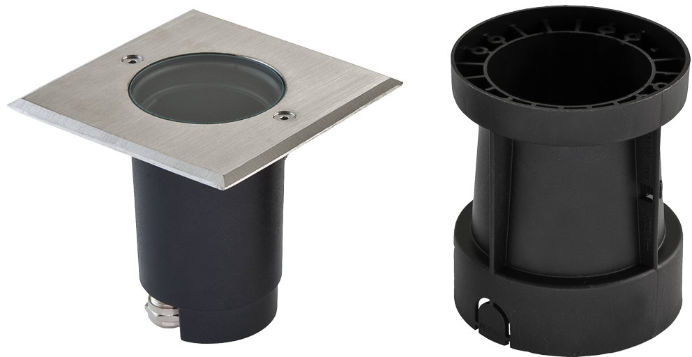 EVN Lichttechnik Bodeneinbauleuchte 230V GU10 max. 35W 679 435 - 679435 günstig online kaufen