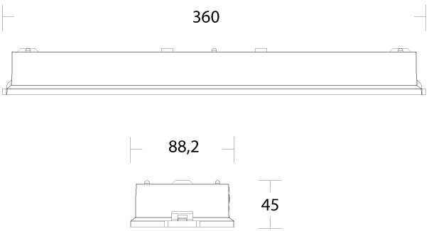 Fischer LED-Rettungszeichenleuchte 3/8h,18m,IP54 ULU383AT2.V4