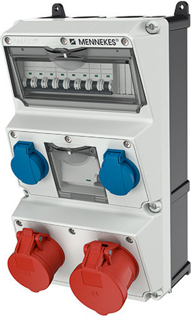 Mennekes Steckdosen-Kombination AMAXX 930013