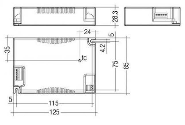 Tridonic LED-Driver LC 60W 900-1750mA flexC C EXC