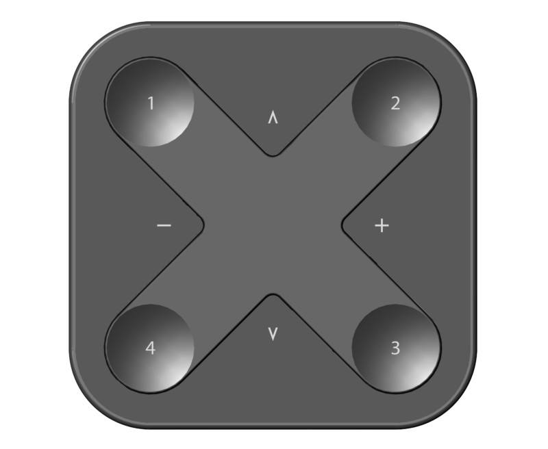 Casambi Wandbedientaster Xpress-B Wireless Switch - XPRESS-B Casambi Wandbedientaster Xpress-B Wireless Switch - XPRESS-B
