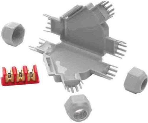 Grothe Mikro-Verbindungsmuffe f.3Kabel b.3x2,5qmm FRED Y - 84006