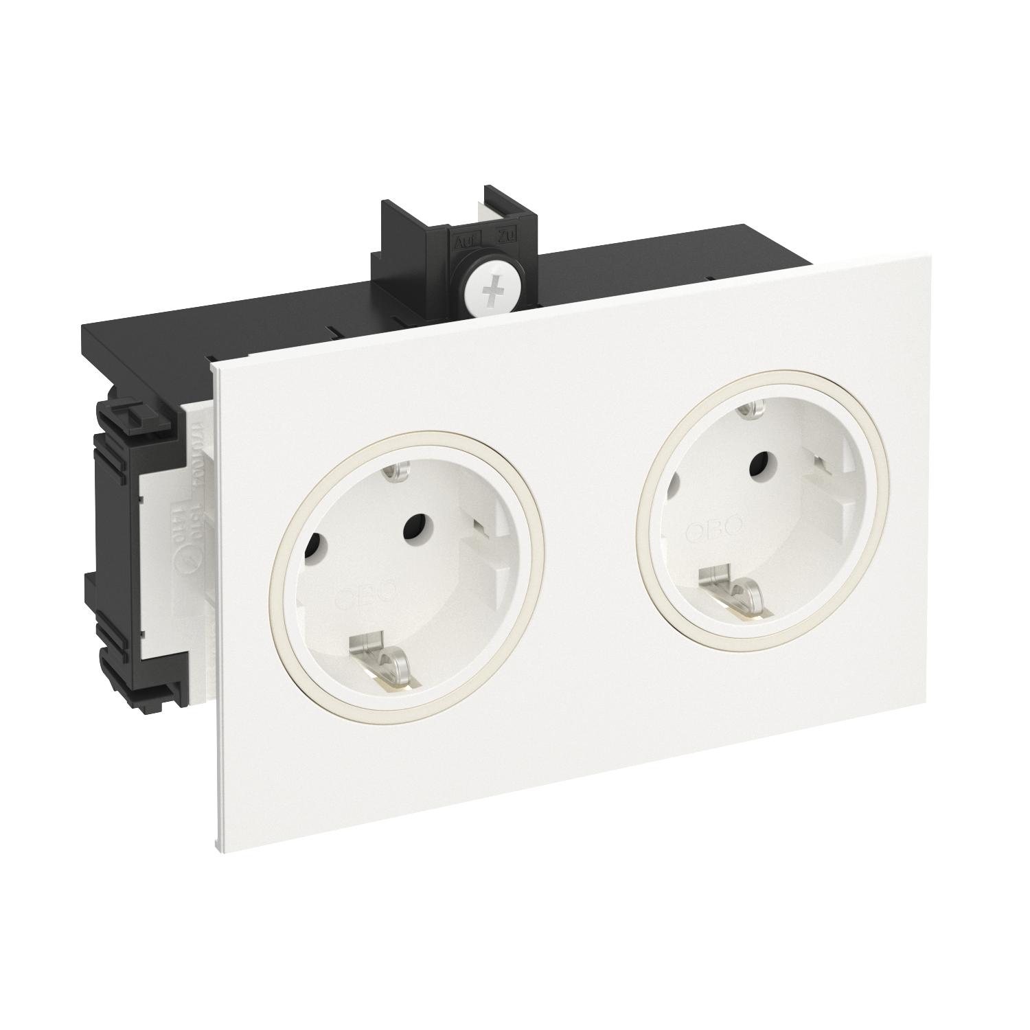 Rehau Steckdose 2-fach SIGNA IN rws BRK 2STD - 6121014 günstig online kaufen
