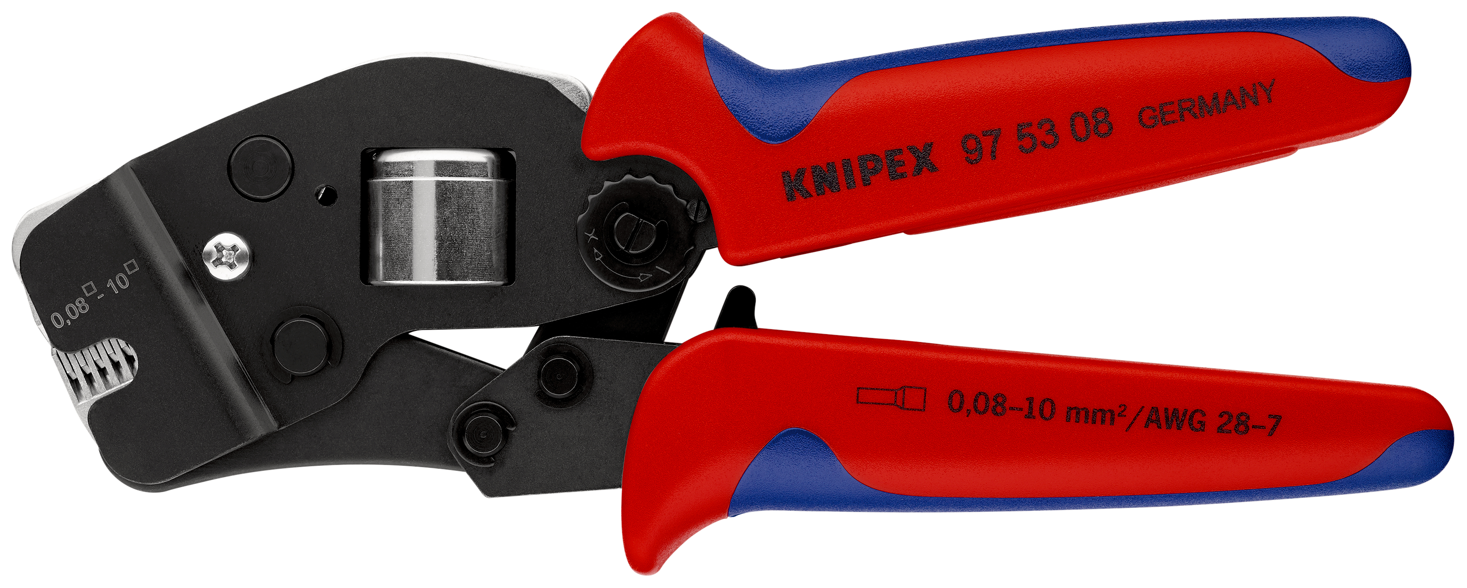 Knipex-Werk Crimpzange f.Aderendh. 190mm 97 53 08