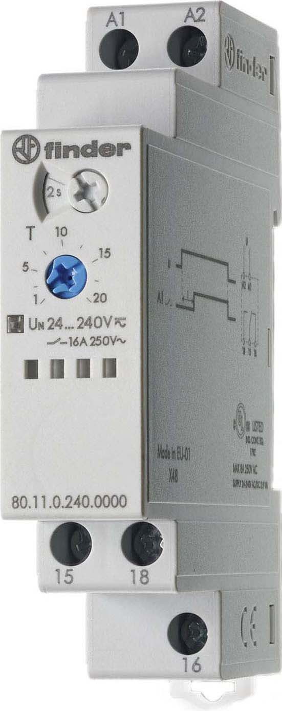 Finder Zeitrelais 80.11.0.240.0000 - 801102000000 Finder Zeitrelais 80.11.0.240.0000 - 801102000000