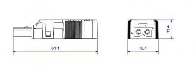 Adels Contact Steckerbuchse AC 164 BUF/2 schwarz 