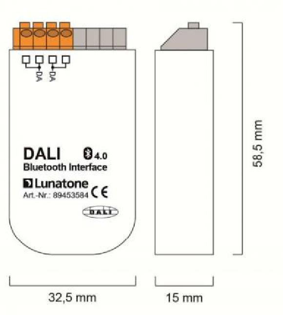 Lunatone Light Management DALI Bluetooth 4.0 Low Energy Interface