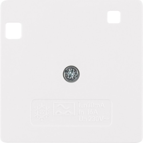 Berker Zentralstück pws/gl f.FI-Schutzschalter 149609 - 149609