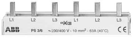 ABB Stotz S&J Sammelschiene proM Compact PS3/6 - 2CDL231001R1006 ABB Stotz S&J Sammelschiene proM Compact PS3/6 - 2CDL231001R1006