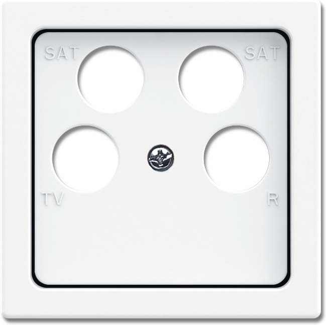 Busch-Jaeger Zentralscheibe studioweiß Abdeckung 1743/10-04-84 - 2CKA001724A4368 Busch-Jaeger Zentralscheibe studioweiß Abdeckung 1743/10-04-84 - 2CKA001724A4368