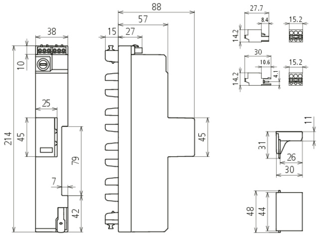 DEHN Kombi-Ableiter DSH ZP 2 SG TNS 255 - 909640