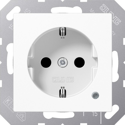 Jung SCHUKO-Steckdose 16 A 250V m.Berührungsschutz 1520 BFKO WW - A1520BFKO günstig online kaufen