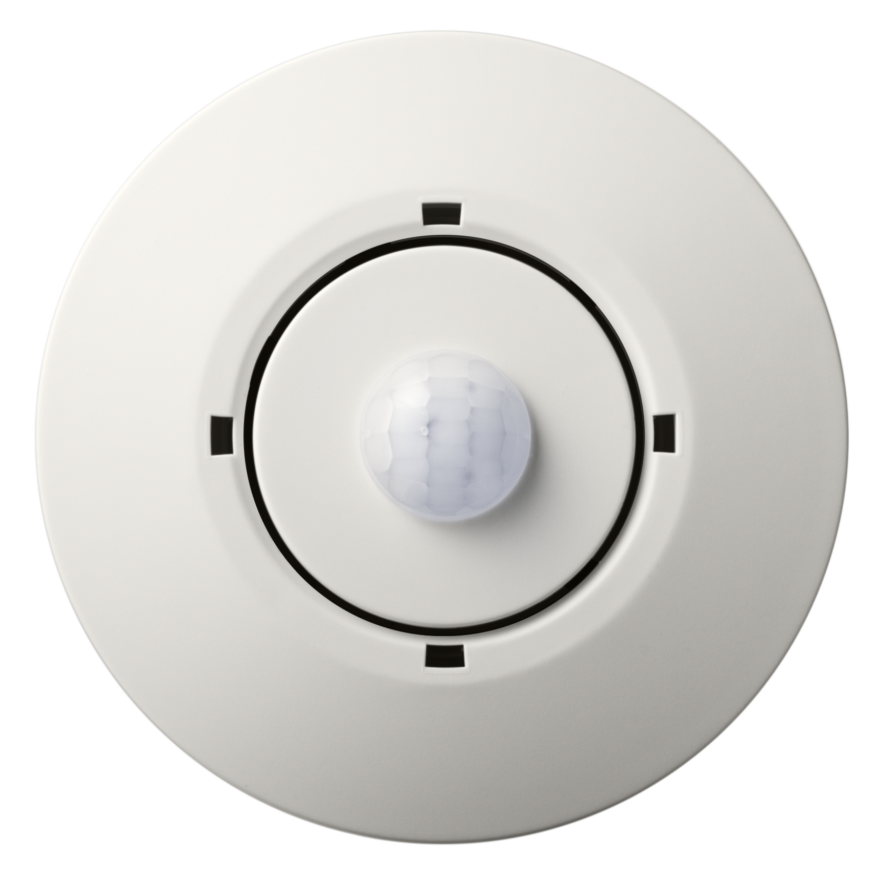 Lunatone DALI-2 motion sensor 12m, constant light control, Application Controller and Instance Mode, RAL9010, standard mounting holes