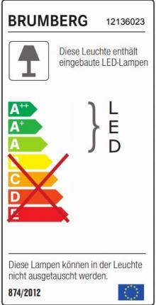 3er Set Brumberg LED-Deckeneinbaudownlight 6W IP44 507 Lumen inkl. Treiber