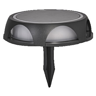 LEDVANCE Endura Style Solar Utili Round Wall and Ground Dark Gray - 4058075834743