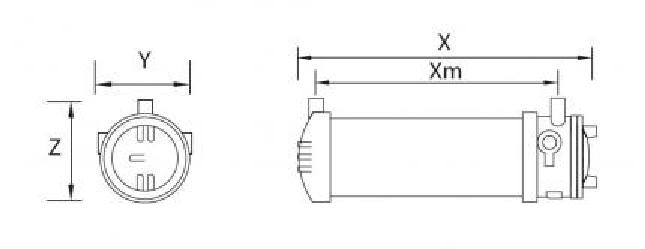 Zalux EX-LED luminaire Zone 1, 21 KRATEX NS HE 0.6 20-840 ET PC IP66