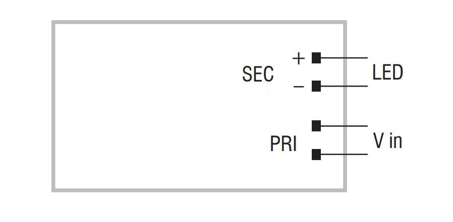 TCI LED-ECG DC 22W 1050mA WU