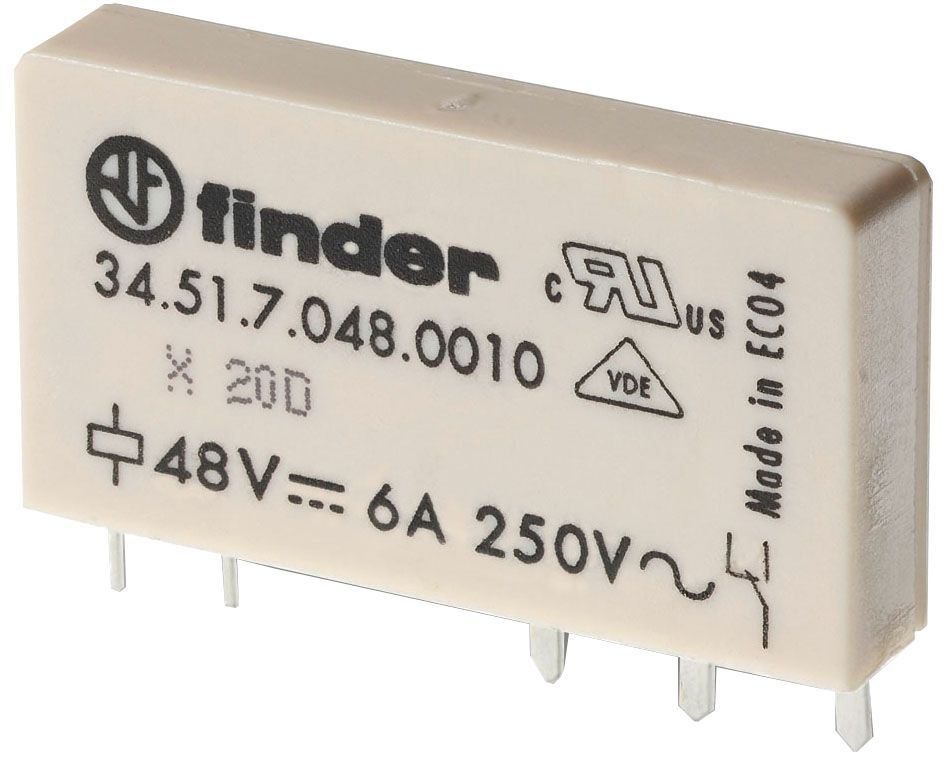 Finder Relais 1W, 6A 34.51.7.012.0000