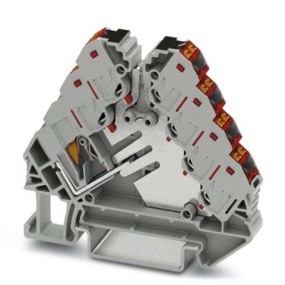 Phoenix Contact Potenzialverteiler 0,14-2,5qmm, 2-polig PTRVB 4-FI /RD