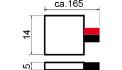 Weloom Port connector for LED-Tape 10mm bipolar