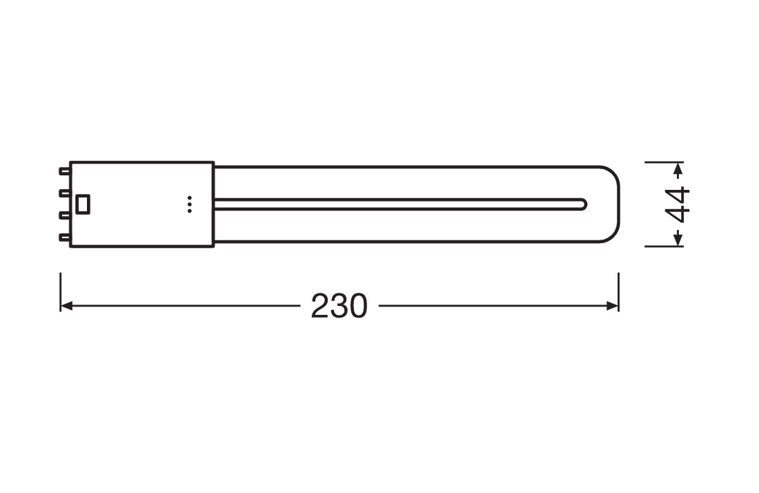 Ledvance LED-Leuchtmittel Osram DULUX L LED HF & AC Mains 8 W/3000 K – Ersatz für KLLni 18 W