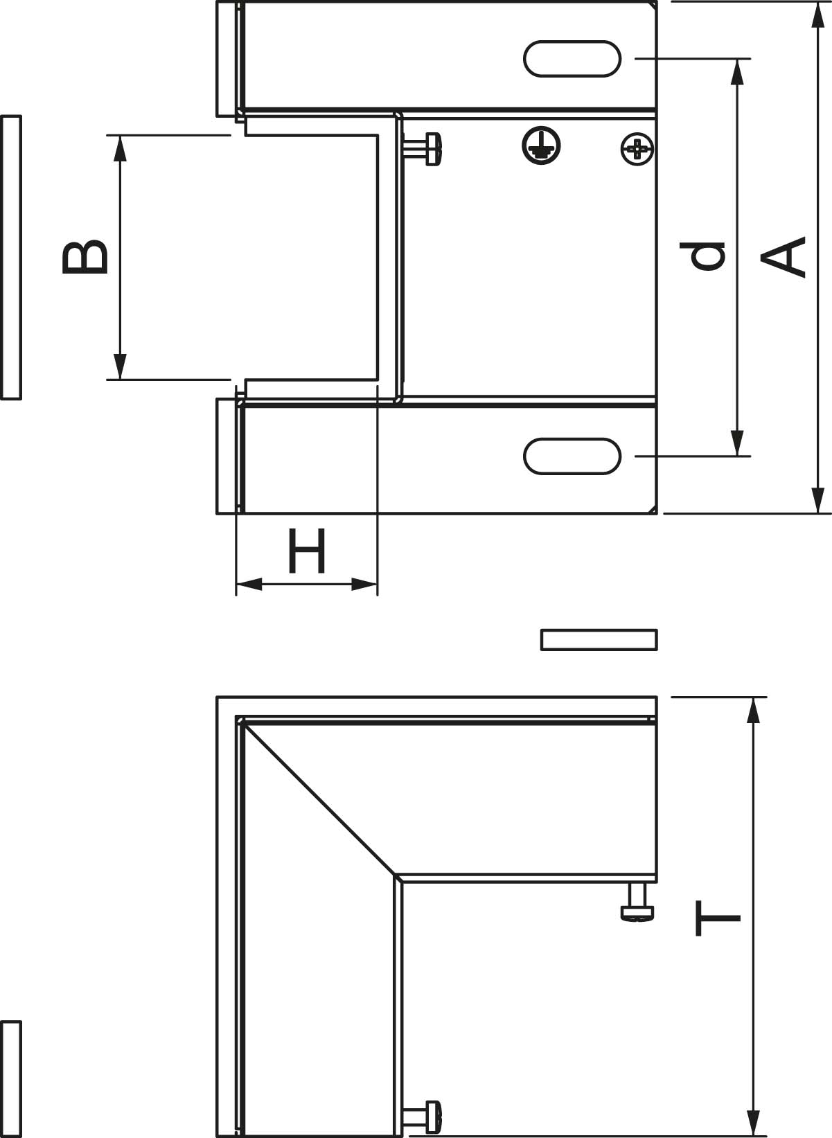 OBO Bettermann Vertr Inneneck 70x110mm BSKM-IE 0711 - 7216340