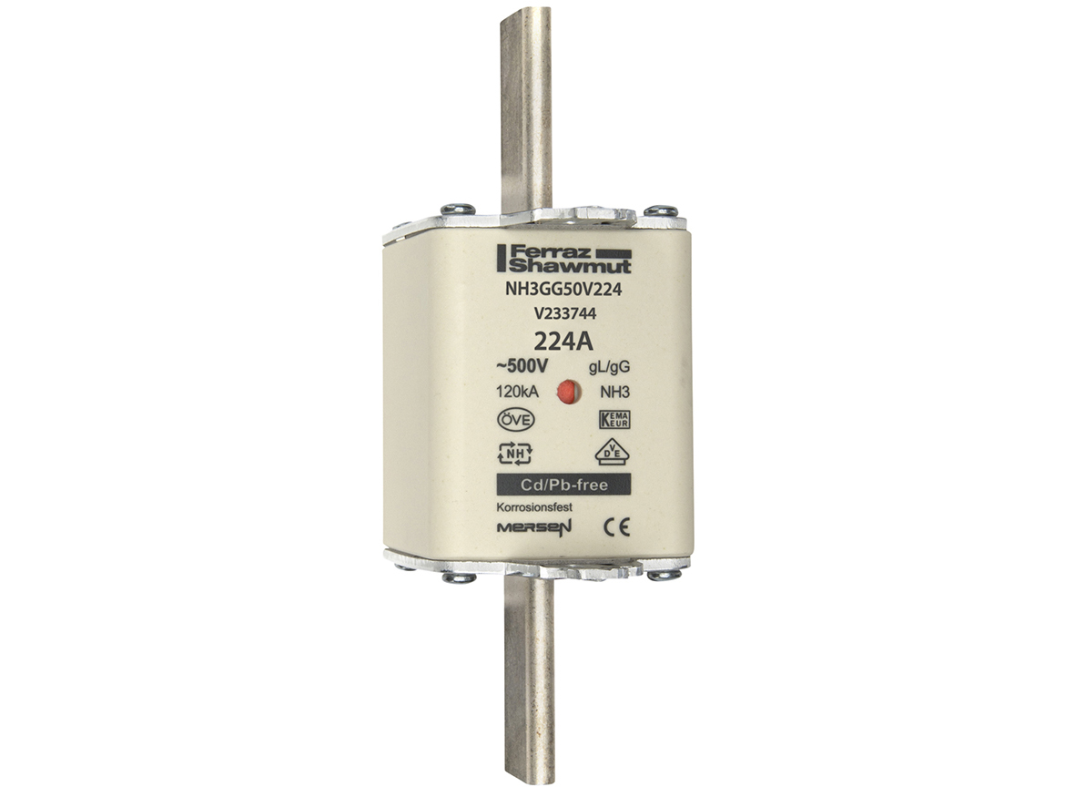 Mersen NH-Sicherungseinsatz SF Gr.3 gG 224A/500V KM NH3GG50V224