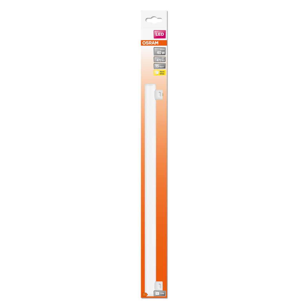 Ledvance LED-Leuchtmittel LEDinestra 500 mm 40 4.8 W/2700 K S14s - 4058075762411