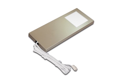 Hera LED Slim-Pad F ww edelstahloptik 61001690208 - 61001690208