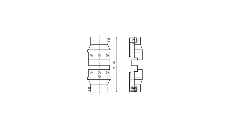 BJB 3-pole connectors 48.271.0311.51